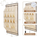 FENTEC 2 Pack Over the Door Shoe Organizer, Hanging Shoe Organizer, 28 Large - Image 2