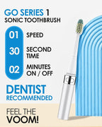 Voom Sonic Go 1 Series Travel Electric Toothbrush, Travel Toothbrushes - Image 3