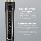 INFINITIPRO BY CONAIR Cool Air Curling Iron, Protects Against Damage and Locks in Style for Effortless Long Lasting Curls & Waves, Black