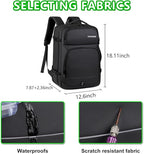 Travel Backpack for Men & Women - 40L Expandable Carry-On Backpack - Image 2