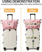 Luggage Straps for Suitcases, Adjustable Travel Belt, Durable Wide Luggage Strap - Image 3