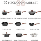 MAISON ARTS 30 Piece Pots and Pans Set Non Stick, Kitchen Cookware & Bakeware - Image 5