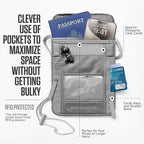 VENTURE 4TH Passport Holder Neck Wallet - Image 2