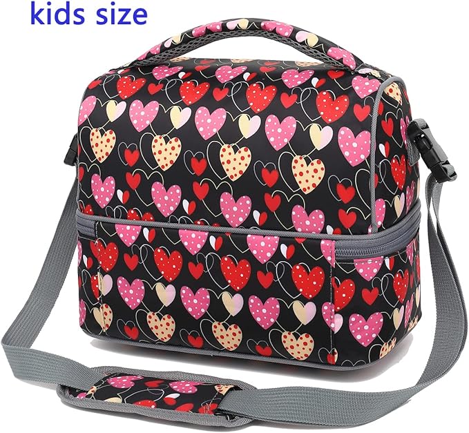 FlowFly Double Decker Cooler Insulated Lunch Bag Large Tote - Image 6