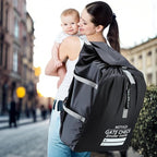 MOYAQI Stroller Travel Bag for Airplane, Gate Check Bag Backpack - Image 6