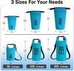 Dry Bag Waterproof Backpack 5L/10L/20L/30L Roll Top Waterproof Bag, Floating - Image 2