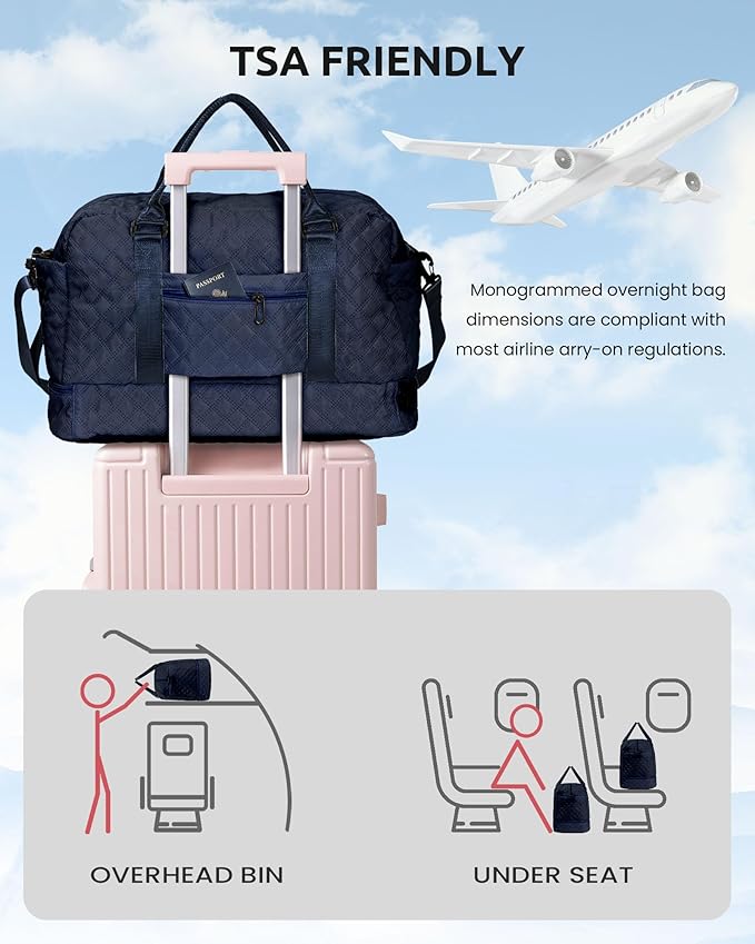 Gifts for Grandma-Initial Duffle Bag - Image 4