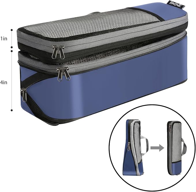 BAGAIL 4 Set/6 Set/8 Set Compression Packing Cubes Travel Accessories - Image 4