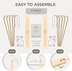 MORALVE Pants Hangers Space Saving - Image 7