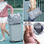 Travel Duffel Bag, Sports Tote Gym Bag, Shoulder Weekender Overnight Bag - Image 7