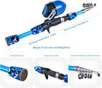 LEOFISHING 170cm/5.6ft Kids Fishing Rod Set Portable Telescopic Kids Fishing - Image 4