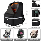 Car Seat Travel Bag, Padded Car Seats Backpack - Image 2