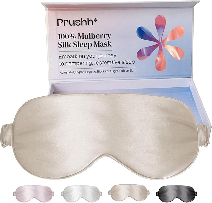 Silk Sleep Mask by PrushhLifestyle