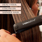 Essential Vibrating Ceramic Flat Iron, 1-Inch | Fast, Frizz-Free Ceramic Hair Straightener | Easy, Gentle Glide for Waves, Curls, Smooth Hair | Professional Hair Styling Tools