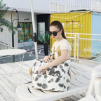 LEDAOU Large Beach Tote Bag Women Waterproof Sandproof Zipper Beach Tote Bag - Image 2