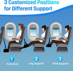 Airplane Foot Hammock for Plane Travel Essentials, Airplane Foot Rest - Image 6