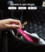 Terviiix Mini Flat Iron for Bangs Short Hair Edges, 1/2 Inch Small Hair Straightener and Curler 2-in-1, Ceramic Travel Flat Iron with Dual Voltage, 430°F Fast Heat, Pouch — Pink