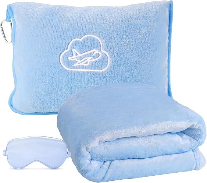 Travel Blanket, Ultra-Soft, Warm & Lightweight Travel Blanket Airplane by Unknown