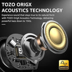 TOZO NC9 Hybrid Active Noise Cancelling Wireless Earbuds, 6 Mics ENC Clear Call - Image 8