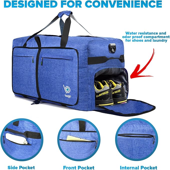 Bago Large Foldable Duffel Bags - Image 4