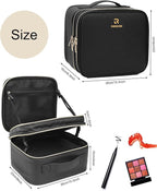 Relavel Makeup Bag with LED Mirror, Travel Makeup Case with Rechargeable - Image 6