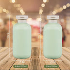 6.8oz Squeeze Bottles with Flip Cap, Refillable Plastic Travel Bottles - Image 2