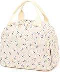 Bluboon Lunch Bag for Women Men Cute Corduroy Lunch Tote Bags Reusable by BLUBOON