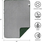 Outdoor Waterproof Blanket, Foldable Fleece Stadium Blanket - Image 2
