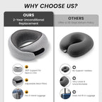 Travel Neck Pillows, 100% Memory Foam Filling, Travel Pillows - Image 5