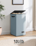 SOLEDI Laundry Hamper with Lid 90L Large & Tall Collapsible Laundry Basket - Image 8