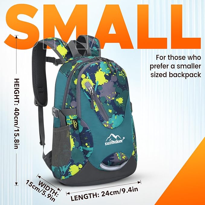 sunhiker Small Cycling Hiking Backpack Water Resistant Travel Backpack - Image 2