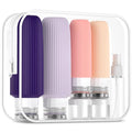 16 Pack Travel Bottles for Toiletries, Large 6oz Silicone Travel Containers by Mrsdry