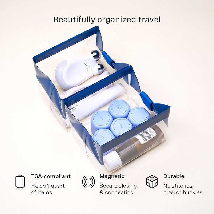 Cadence Parcel - Clear Dopp Kit - Durable and Leak-Resistant Travel Toiletry - Image 3