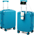 Hard Shell Suitcases 20 Inch Carry on Luggage Airline Approved by HanTrip