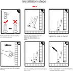Portable Alarm Door Stopper for Bottom of Door, 2025 New Door Stop Alarm Wedge - Image 3