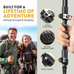 100% Carbon Fiber Trekking Poles by USA Brand - Image 3