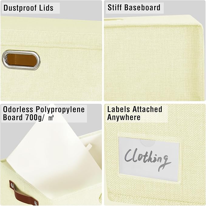 17" Large Collapsible Storage Bins - Image 5
