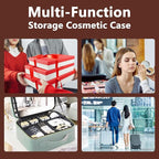 Travel Makeup Bag for Women and Makeup Artists Cosmetic Organizer Large Makeup - Image 5