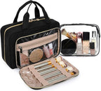 BAGSMART Toiletry Bag Hanging Travel Makeup Organizer - Image 2