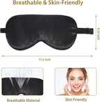Silk Sleep Masks for Sleep, 4 Pack Super Soft Sleep Mask for Women & Men - Image 5