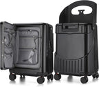20 Inch Ride on Luggage with Seat by Bulyoou