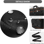 Vomgomfom 32" Soft-Sided Foldable Wheeled Travel Duffel Bag, Expandable 110L to - Image 5