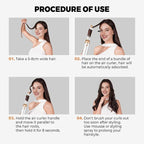 5 in ONE Blow Dryer Brush, Curling Wand Hair Styling Tools Set, Ionic Hot Air Hair Dryer, Massage Oval Hair Dryer, Left&Right Hair Curlers 100-120V
