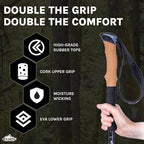 Cascade Mountain Tech Trekking Poles - Image 3