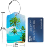Swaying Palm Trees 2-Pack Luggage Tags - Image 4