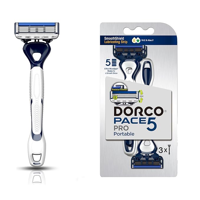 DORCO Pace Pro 5 Disposable Razors, 3 pack by Dorco