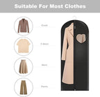 Dress Bags for Gowns Long, Suit Bag Cover for Storage and Travel, - Image 3