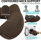 2 Pack Inflatable Travel Neck Pillows - Image 6