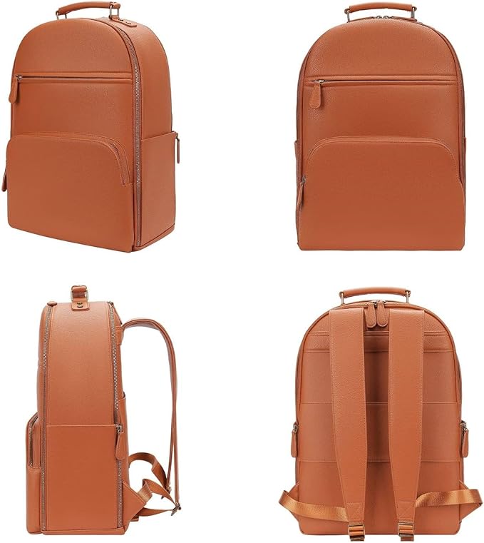 Camera Backpack Classic PU Leather - Image 6