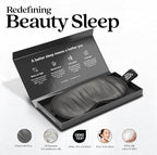 Pure Silk Sleep Mask Light Blocking Travel Essentials. Eye Masks - Image 2